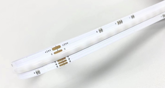 มาตรฐาน RGBW Dotless ยืดหยุ่น COB ไฟ LED เปลื้องผ้า 4-In-1 24V DC