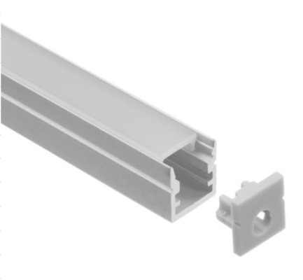 สารหน่วงไฟ LED แสงสว่าง Aluminium Profile 10 X 10mm Led Aluminium Channel