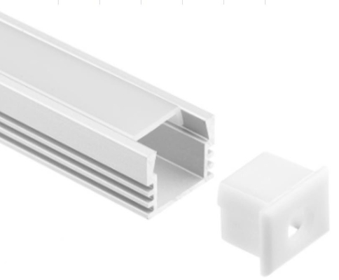 การบิน 6063 อะลูมิเนียม Led Profile Channel 16 X 12mm เปลื้องผ้า แสงสว่าง Channel