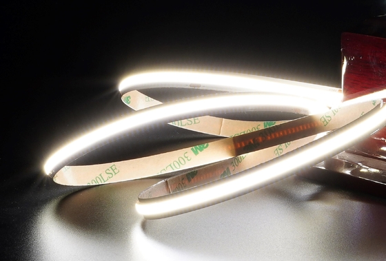 ยืดหยุ่น 24V COB LED เปลื้องผ้า 18w Cob Led เทป ความสว่างเป็นพิเศษ