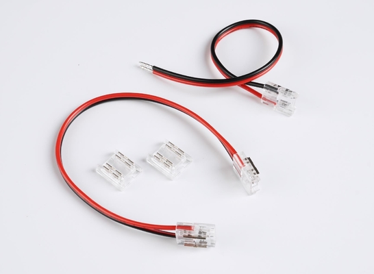 Milewood อุปกรณ์เสริมไฟ LED เปลื้องผ้า COB ขั้วต่อสายไฟ LED 2 ขาต่อสายไฟ