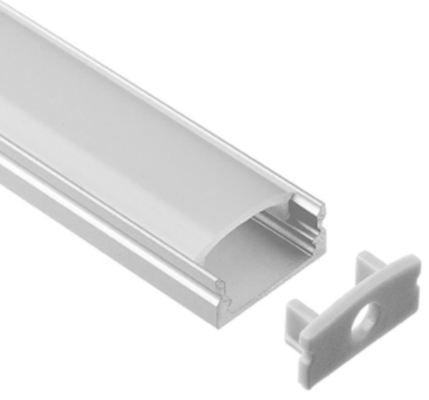 Milewood LED แสงสว่าง Aluminium Profile Aviation 6063 17.3x7mm