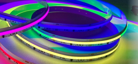 ไฟแถบพิกเซลซังแบบยืดหยุ่น 13.5w SPI ควบคุมแอดเดรส LED เปลื้องผ้า
