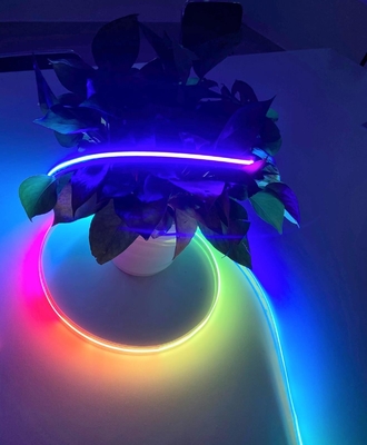 IP65 แถบไฟ LED แบบยืดหยุ่น COB Pixel Rgb แบบซิลิคอนแขน 27w / m
