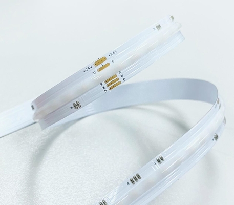 4-In-1 RGBW COB ไฟ LED เปลื้องผ้า ความยาว 50 มม. สียืดหยุ่น IP20
