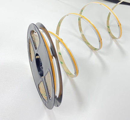 เทป COB แบบยืดหยุ่น 10w ไฟสูง CRI Cob Led เปลื้องผ้า 24v DC