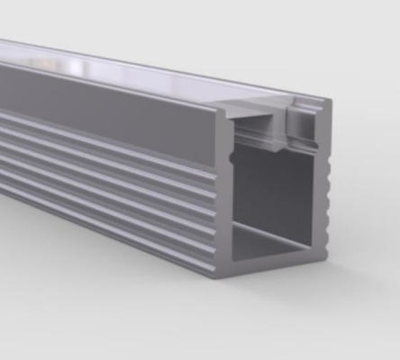 Anodized LED แสงสว่าง Aluminium Profile 7.8 X 8.9mm ช่องแถบนำแสง