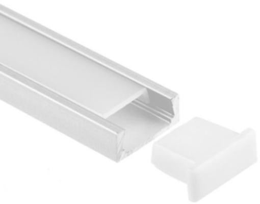 โปรไฟล์อลูมิเนียมไฟ LED Milewood 6063 15.9 x 6 มม. RoHS