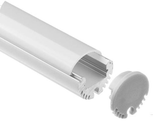 อลูมิเนียมอัดรีดแสง Led เปลื้องผ้า ที่ถูกระงับ Anodized พร้อมฝาครอบโพลีคาร์บอเนต