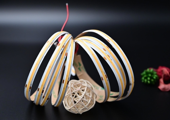 ยืดหยุ่น 24V COB LED เปลื้องผ้า 18w Cob Led เทป ความสว่างเป็นพิเศษ