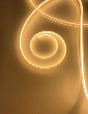 10w / m 24V ซัง LED เปลื้องผ้า ซิลิกอน Extrusion IP65 Cob Led เปลื้องผ้า ยืดหยุ่น