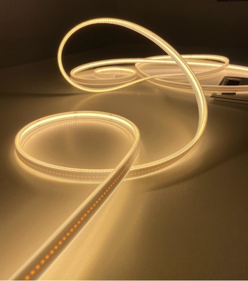 10w / m 24V ซัง LED เปลื้องผ้า ซิลิกอน Extrusion IP65 Cob Led เปลื้องผ้า ยืดหยุ่น