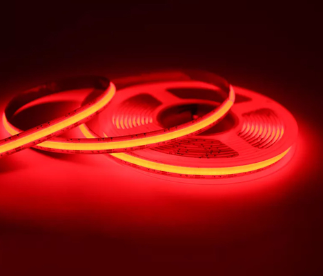 DC24V ไฟ LED RGB แบบยืดหยุ่นได้ COB เปลื้องผ้า 9w 630 ชิปคละสี